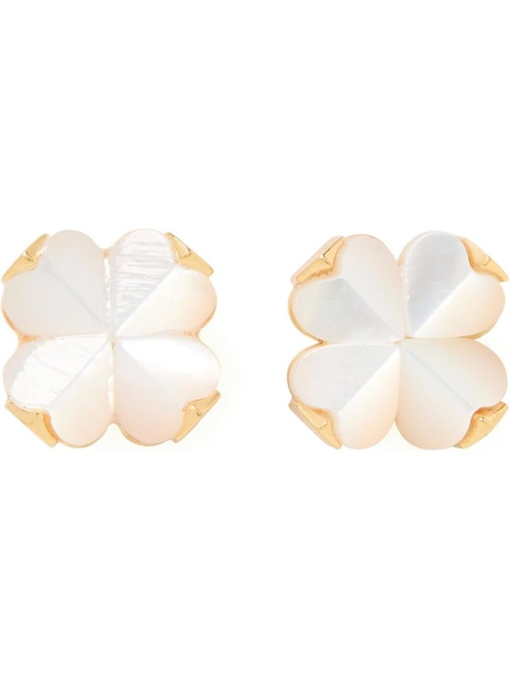 Chic Women's Spade Flower Stud Earrings - Elegant Jewelry for Any Occasion